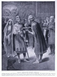 Ambasciatori francesi davanti ad Athelstan, anni 1920